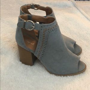 Peep-Toe Booties By Qupid